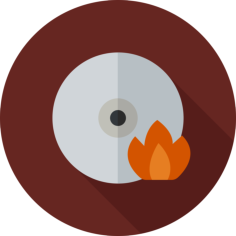 Cd Burning Sketch Svg Vector, Free Vectors File